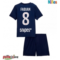 Camiseta Paris Saint-Germain Fabian Ruiz #8 Primera Equipación para niños 2025-26 manga corta (+ pantalones cortos)
